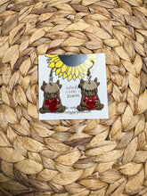 Load image into Gallery viewer, Highland Cow dangles