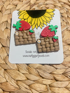 Strawberry Picnic Dangles