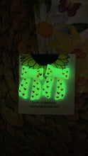 Load image into Gallery viewer, Glow in the dark heart bow earrings
