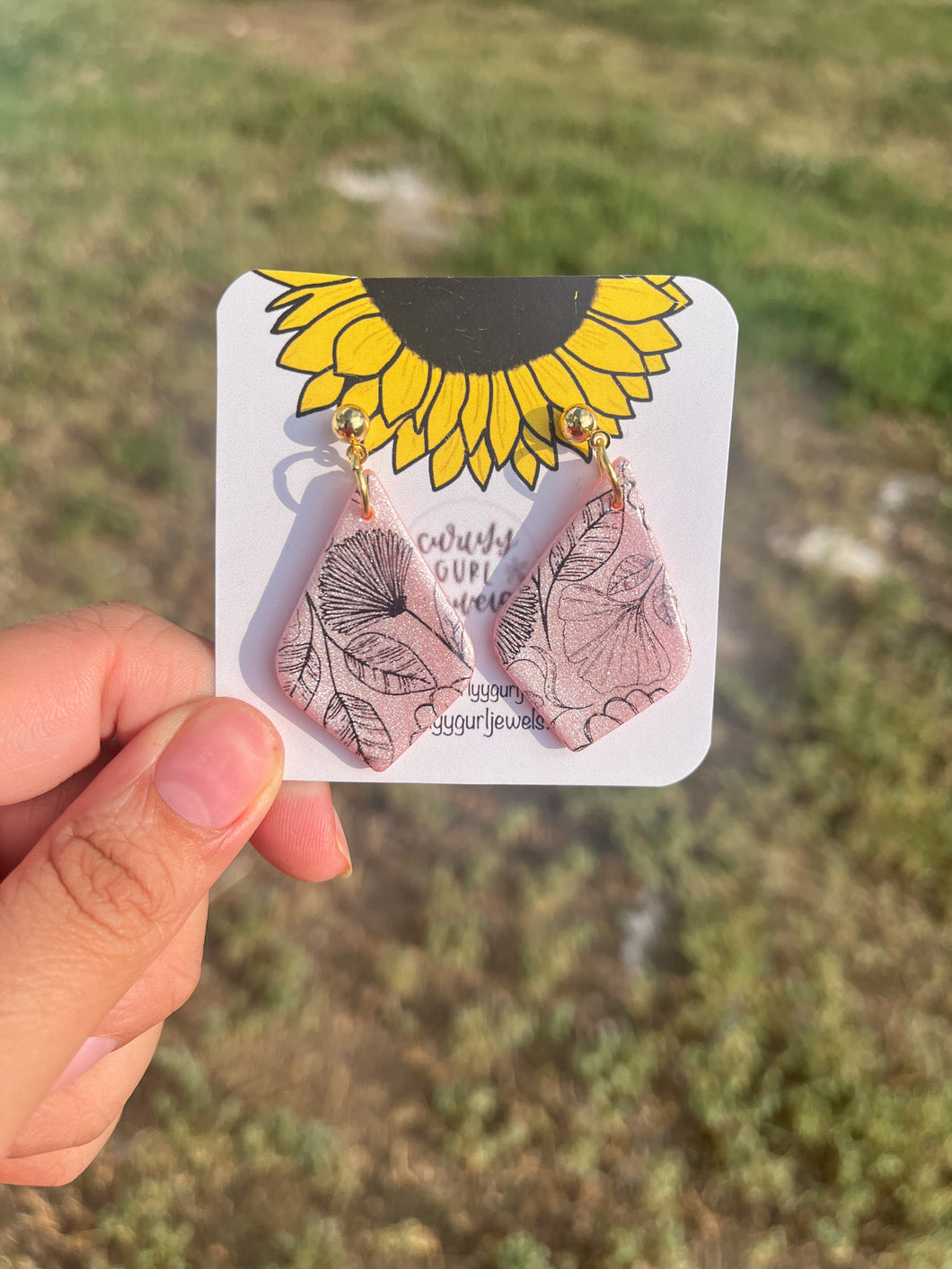 Flower Leaf Dangles (multiple options)