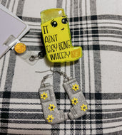 Inhaler earrings