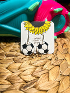 Soccer Earrings