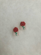 Load image into Gallery viewer, Enchanted Rose Dangles/studs
