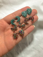 Druzy studs